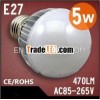 E27 base 5W LED bulbs lamps