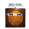 Solar led traffic signal lights