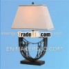 Antique black painting metal table lamp with UL certificate