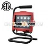 ETL Listed 12W Portable LED Work Light With Stand