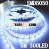 Super Bright DC12V 14.4W/M 300LED 5050 SMD Waterproof LED Soft Strip Light LED Flexible Strip