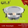 2013 New Arrival 5W LED downlight 85-265V Dimmable LED light