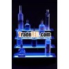7 foot 4 Tier LED Liquor shelves Display
