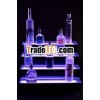 8 foot 4 Tier LED Liquor shelves Display