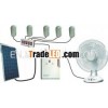 Five Lamp Solar Home Lighting System with Fan