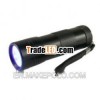 high power 365nm 12 UV led flashlight D09 UV