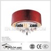 2013 hot sale hotel red fabric crystal ceiling lamp