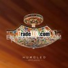 B1269 - flower shape handmade and vintage european glass ceiling lamp