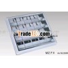 T8 fluorescent surface mounted louver fixture