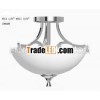 Flush mount ceiling mount with marble Glass
