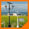 China Garden Light Manufacturer 2*15W Double LED Garden Lamp IP65 Garden Solar Light With Solar Pane