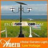 Anern Outdoor Lighting 2x7W Solar Lights For Garden 3.5m Pole With 50W Solar Cell