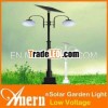 Outdoor Lamp Fixture 2x10W Solar LED Lights For Garden 3.5m Pole With Optional Solar Cell