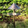 12V low voltage high power solid brass garden light with G4 bulb