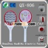 QX 806 rechargeable electrice mosquito swatter racket CE and ROHS