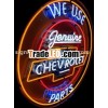 Neon Porcelain Signs with Metal box