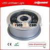 1x9w high-power IP68 yellow led undergwater light led inwater light with CE, ROHS, 3 years warranty