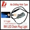underwater/marine light led light,  9W drain plug light 750LM high brightness