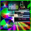 8w RGB full color animation laser light