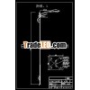 120W solar street lights 9 hours every day