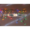 LED Icicle Light-multi color -green wire-christmas light