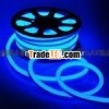 18*26mm milky white PVC material high brightness blue color decoration led neon flex light, led neon