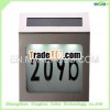 CE&RoHS high effiency solar door number light outdoor home gate