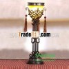 Shentop European Transparent lanterns Candle holder Classical Wedding Glass Decoration JFQ025