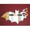 Bat out of Bat Shaped Acrylic Mirror,  BIG peel & stick decal wall art stickers