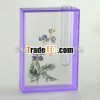 Purple Acrylic Square Vase/Square Acrylic Vase