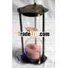 hourglass sand timer 15 minute ,  glass sand timer 15 minute ,  Brass antique hourglass sand timer