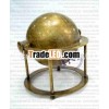 Brass decorative Globe ,  antique metal globe ,  Brass Antique Globe