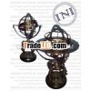 antique armillary sphere ,  metal decorative globe ,  metal decorative sphere
