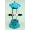 Lantern Made of Iron & Glass With Blue Powder Coated Finish
