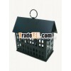 Hanging Lantern Made of Iron With Black Powder Coated Finish
