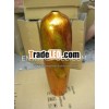 Artistic banana leaf design high tall lacquer vase small mouth