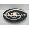 Vietnam round lacquer dish,  handmade,  decorative dish