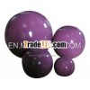 Set 4 decorative bamboo ball handmade from Vietnam,  shiny colour design