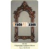Chippendale Pediment Mirror Mahogany Indoor Furniture