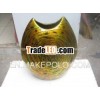 hypnosis circle design lacquer crescent vase