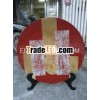 New high quality decorative lacquer dish with stand,  eco-friendly,  crafted dish made in Vietnam