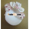 white ring dish by seashell - home decoration new design