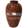 New high quality decorative lacquer vase with incrusted bamboo,  eco-friendly,  unique design,  Gift