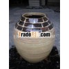 Modern BL130 bamboo round vase for home decorative