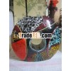 Colorful painting lacquer vase,  vase for decoration