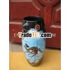 Kangaroo painting elegant flower pot,  Vietnam lacquer vase