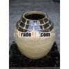 High quality handmade bamboo vase with decor