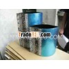 Traditional eggshell inlaid blue lacquer vase