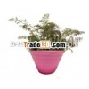 plastic melamine color flowerpot