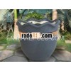 Ceramic Pottery,  Glaze Indoor Pot,  Ceramic Pots,  set of 3 wave top